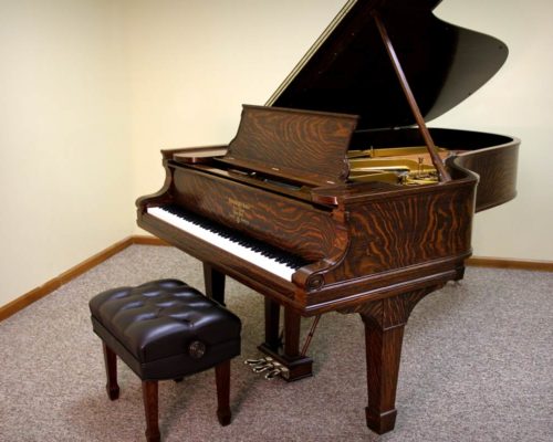 Steinway & Sons Model B - Quarter Sawn Oak Finish - Rare Vintage Piano For Sale