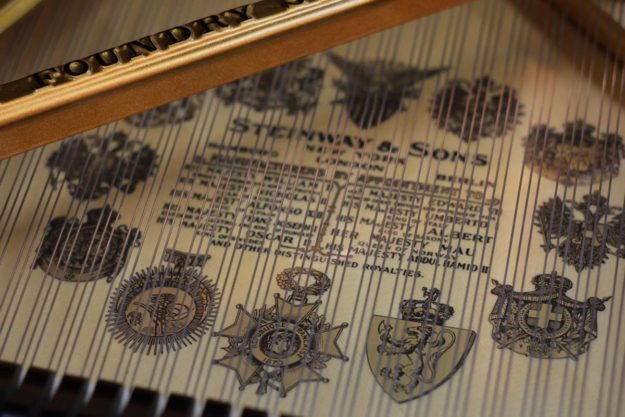 Steinway Model B Soundboard Logo