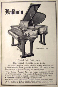 Baldwin Piano Vintage Ad