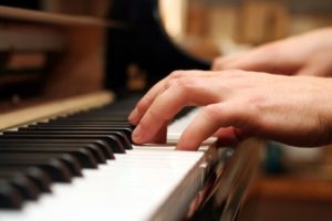 Playing a Piano - Hands on Keys