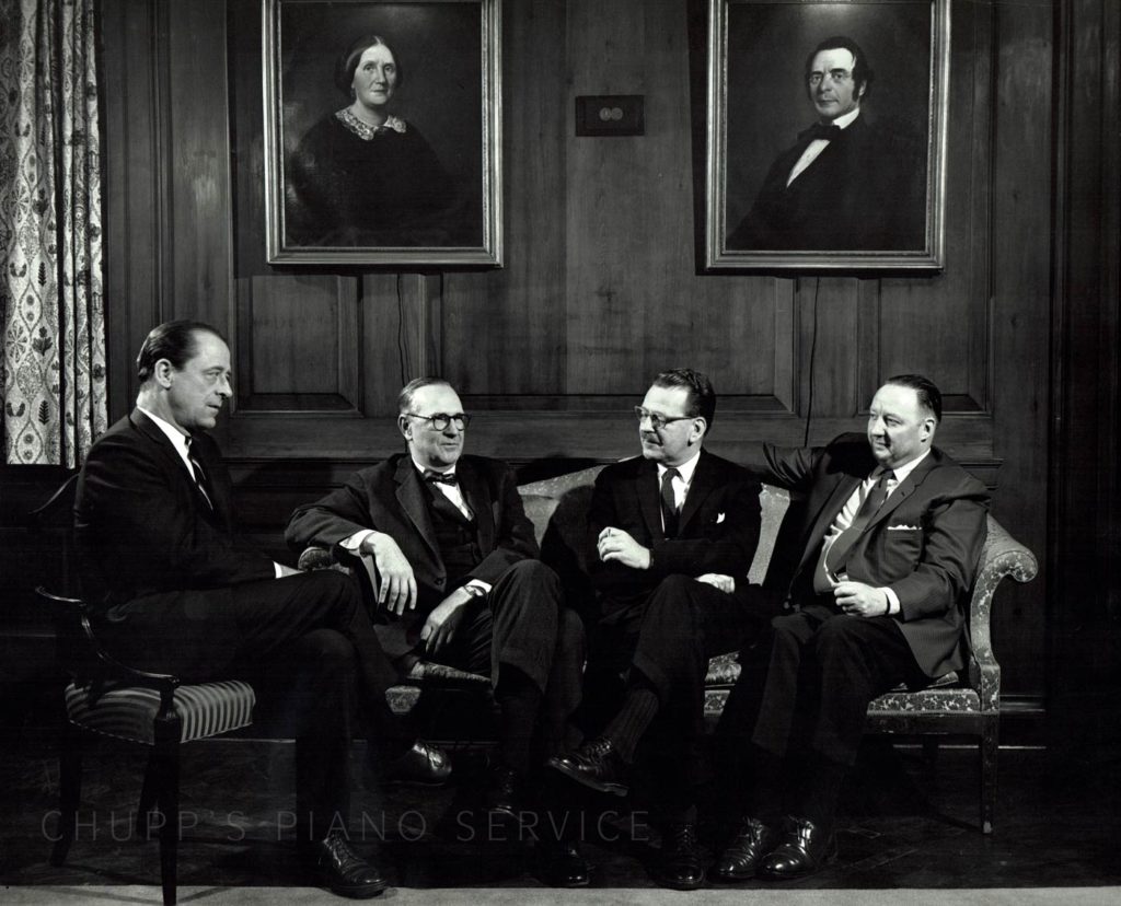 Steinway family leadership in the ancestor room