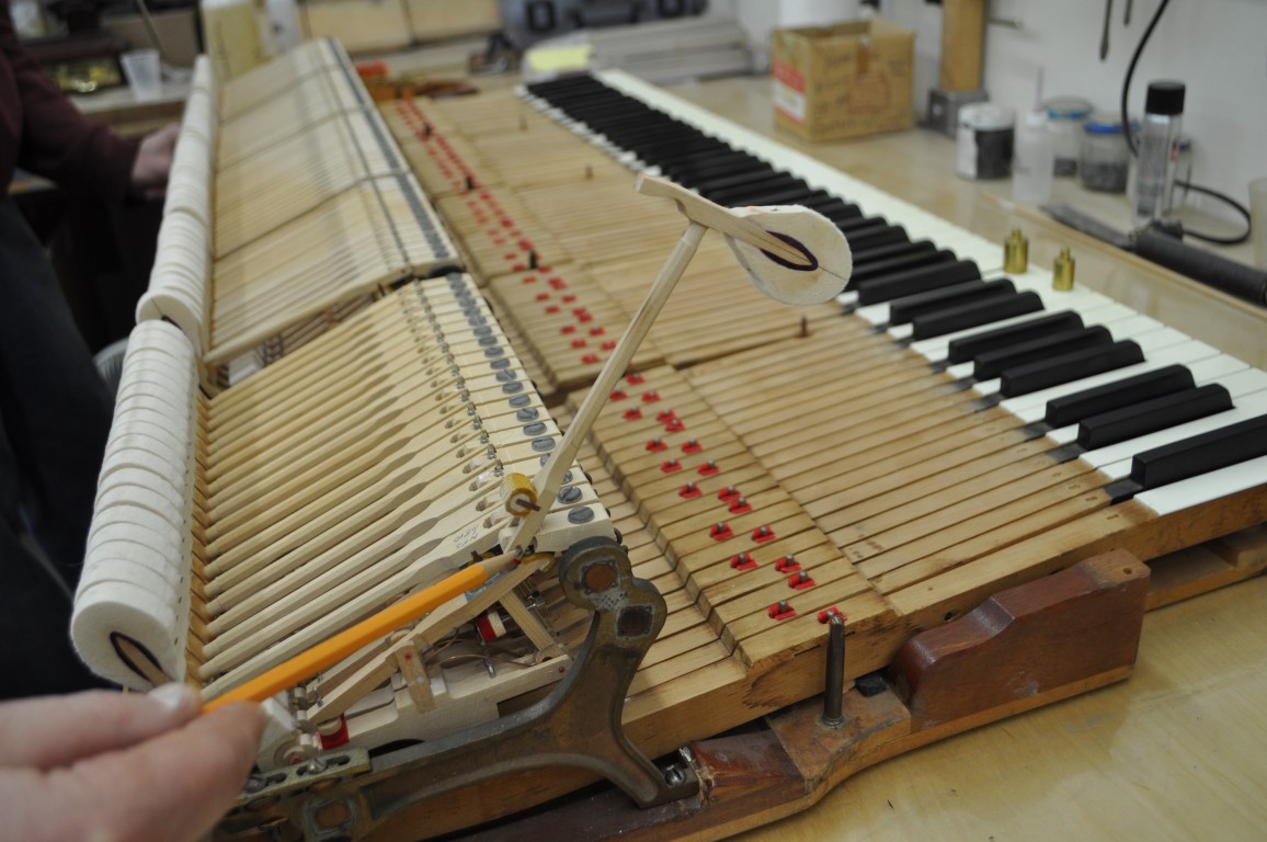 Piano Action and Keys - Steinway Piano Restoration