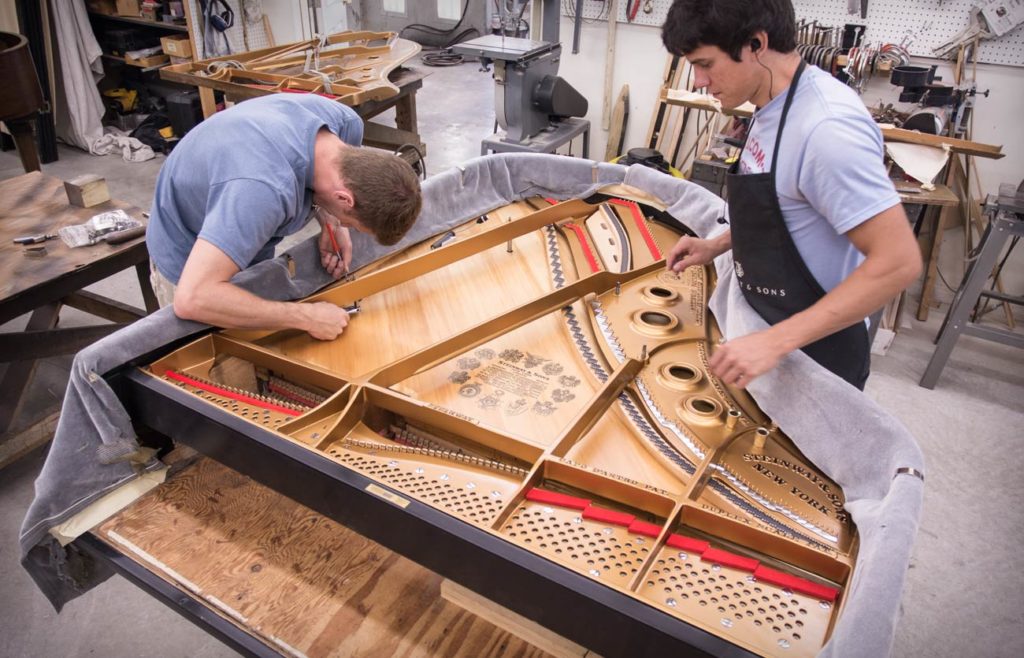 Final Plate Height Adjustment | Steinway Piano Restoration