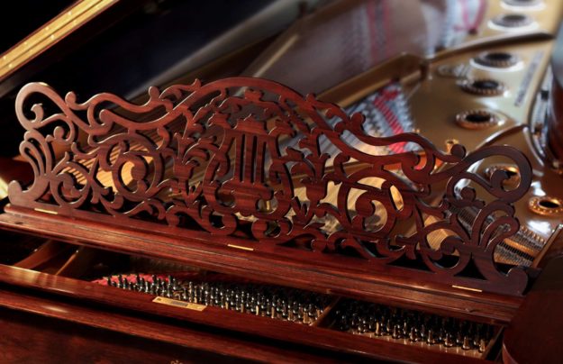 Hamburg Steinway Model D Rosewood Music Desk