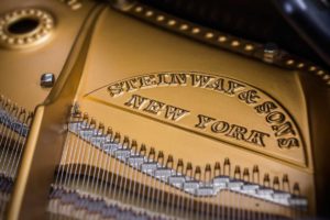 Steinway Model D New York Lettering