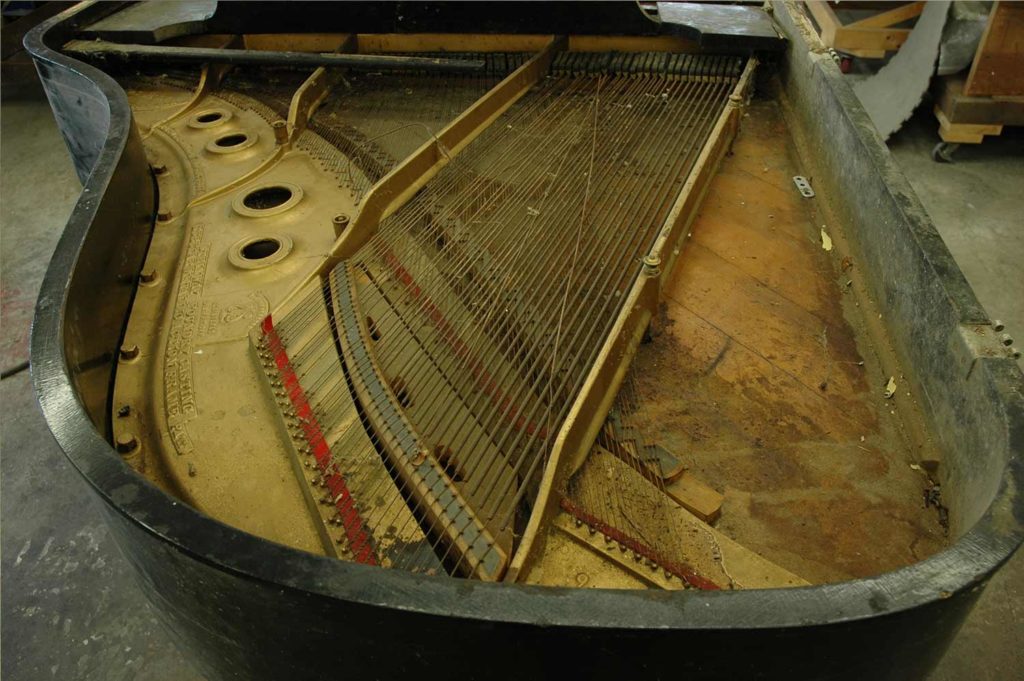 The Garage Piano Story of a Steinway Grand Piano Restoration