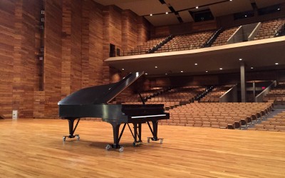 Steinway Model D Concert Grand on the Cheyenne Civic Center Stage | Restored Steinway Grand Pianos