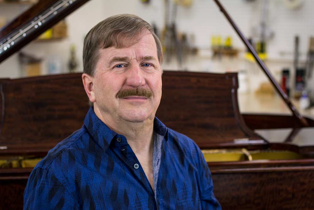 Dennis Chupp - Chupp's Piano Service | Specializing in Restored Steinway Pianos Dennis Chupp | Master Piano Technician - Piano Restorations