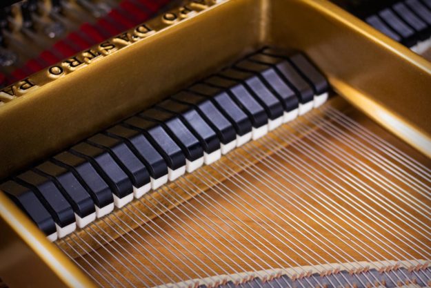 Steinway & Sons Model D Grand Piano Dampers and Red Cedar Soundboard
