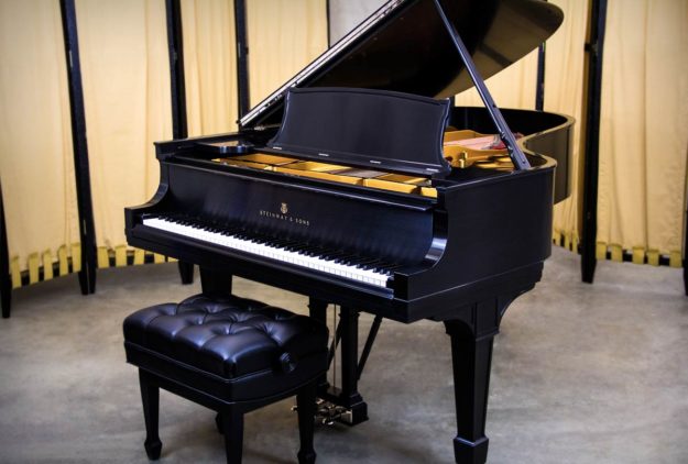 Steinway & Sons Model A-III Grand Piano in Satin Ebony - Fully Rebuilt Steinway Model A3 - Chupp's Piano Service