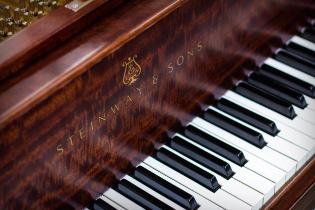 Steinway & Sons Model C Grand Piano Fall Board Logo Decal