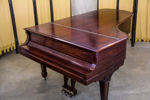 Steinway Model C African Flame Mahogany Veneer