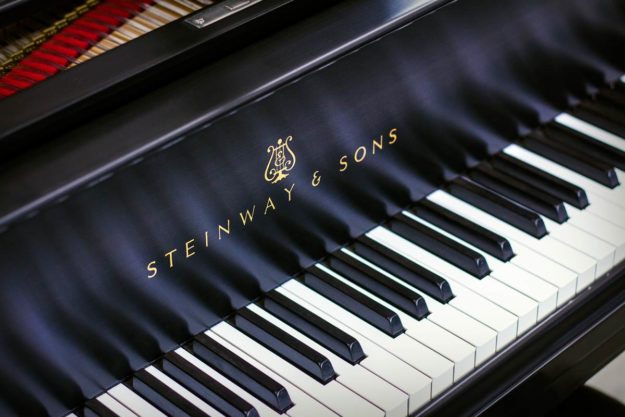 Steinway & Sons Model A III Fallboard Logo