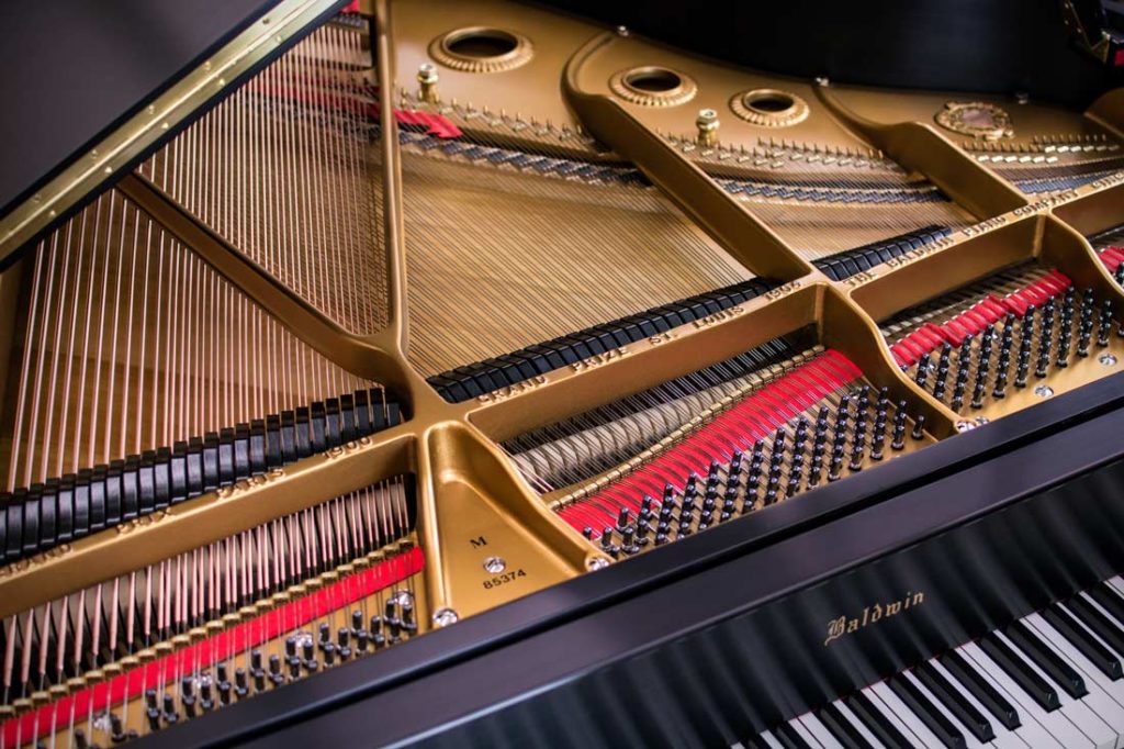 Baldwin Model M Grand Piano Interior - Ruthmere Museum, Elkhart, Indiana