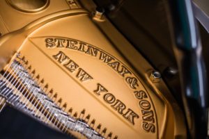 Steinway & Sons Model M Restored Plate Lettering