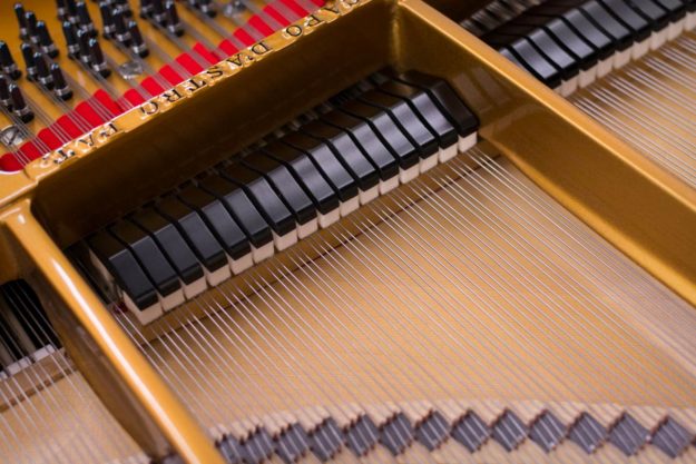 Refinished Dampers | Steinway Model A3 #188826