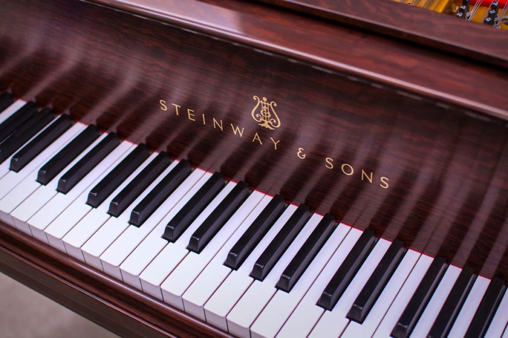 Steinway A3 Grand Piano - Name Board/Fall Board Logo