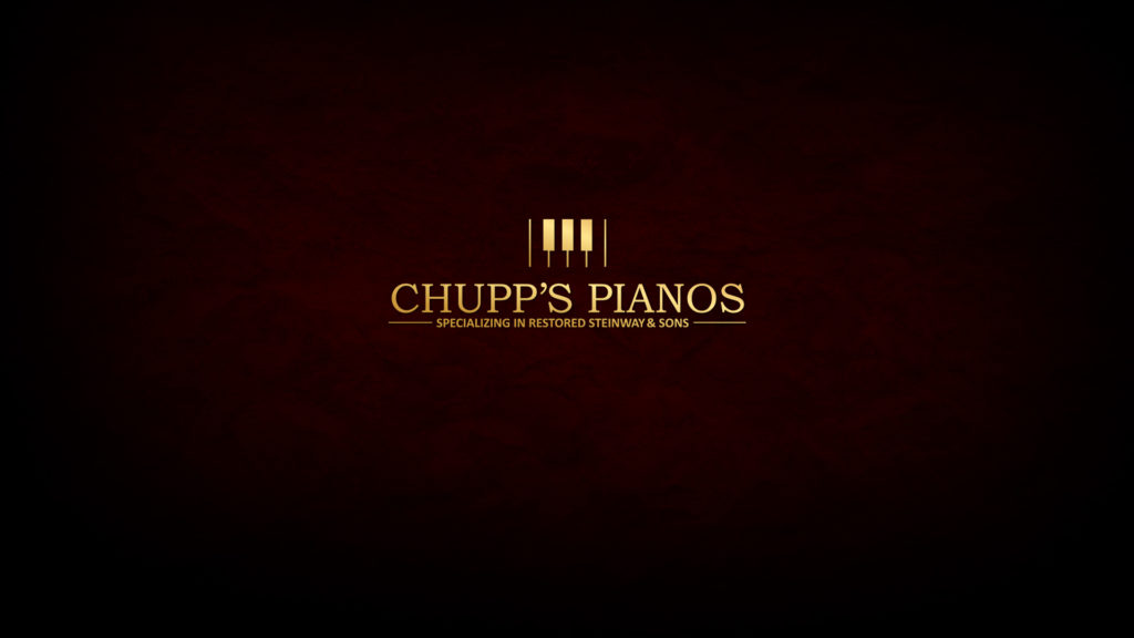 Chupp's Piano Service Gold Logo Desktop Background