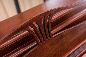 Hepplewhite Style Art Case Cabinet - Steinway Model 40 Upright Piano