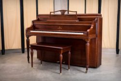 Steinway Model 40 Art Case Upright Piano - Hepplewhite Cabinet - Mahogany