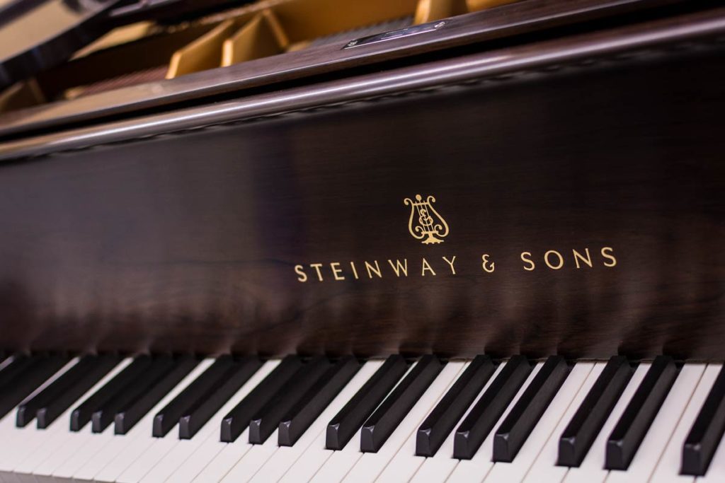 Steinway Fallboard Logo - Steinway Model D #53671 - Rosewood