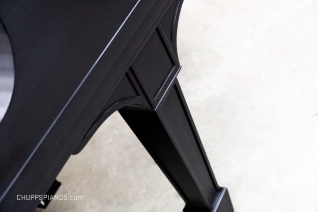 1925 Steinway Model B Grand Piano Leg - Spade Leg Design with Window Pane Capitol