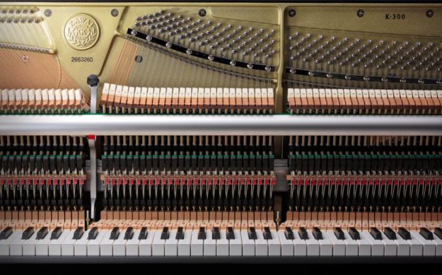 Kawai K-300 Upright Piano Interior- Photo by Benjamin Rogers