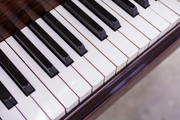 Ivory Keytops - Brazilian Rosewood Steinway Model O #182044 - Rare Restored Piano