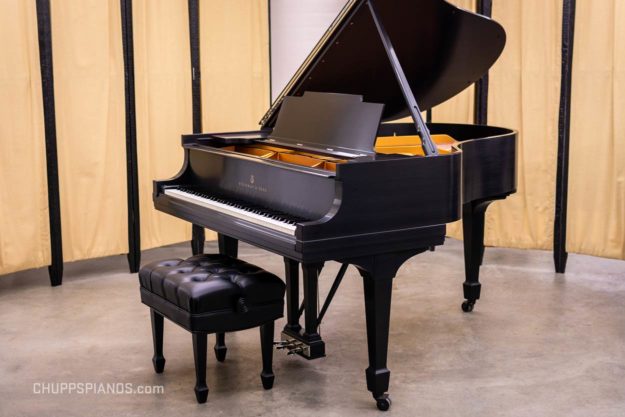 1926 Steinway & Sons Model M Grand Piano #247097 - Satin Ebony - Fully Restored by Chupp's Pianos