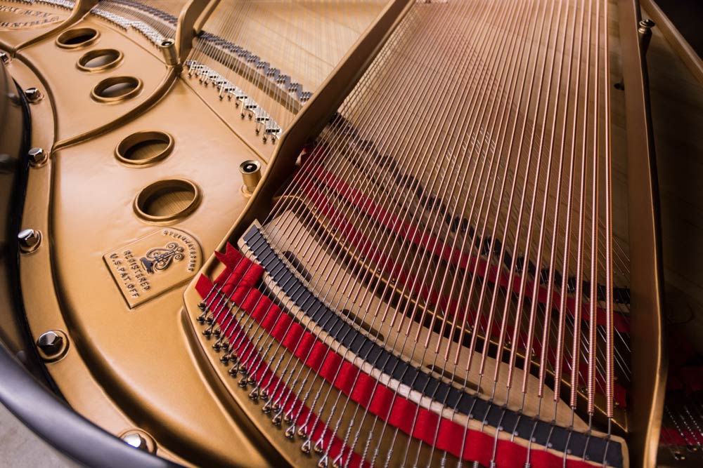 Steinway & Sons Model S Grand Piano - Tail Section, Interior