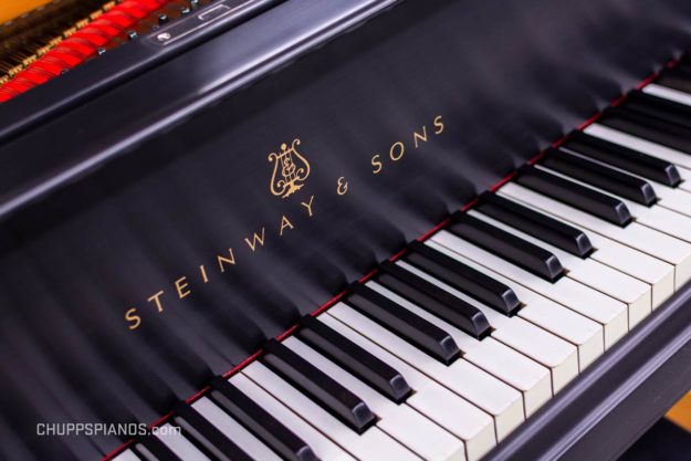 Fallboard Logo Decal - Steinway Model M Grand Piano #247097