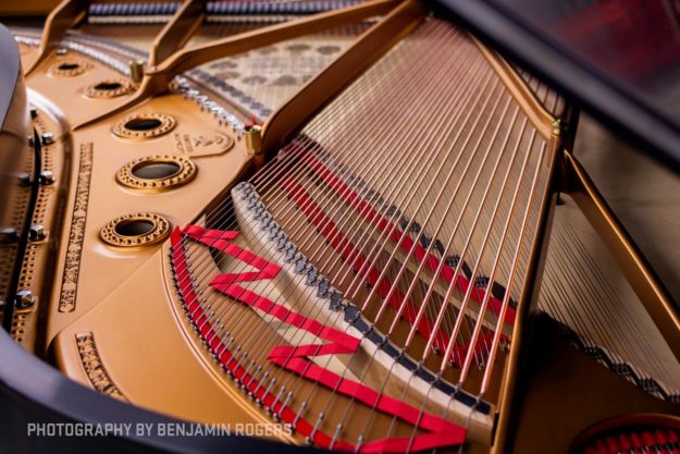 Tail Section - Steinway Model B Grand Piano #216066 - Restored Grand Piano