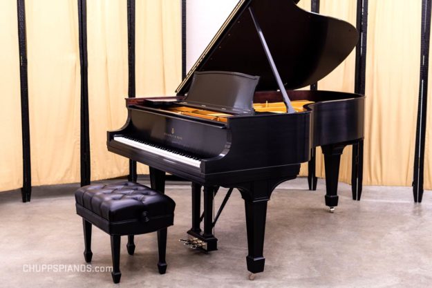 Steinway Model A-III Grand Piano #186423 - Fully Restored - Satin Ebony, Mahogany Inner Rim