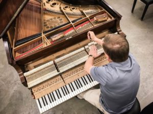Voicing a Steinway & Sons Model L Grand Piano