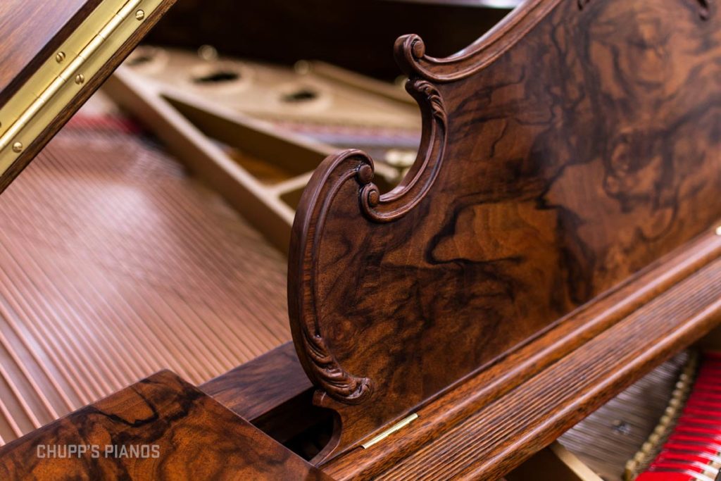 Kurtzmann Grand Piano | Music Desk - Circassian Walnut