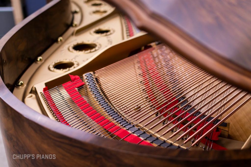 Interior Tail Section - Kurtzmann & Co. Grand Piano - Louis XV
