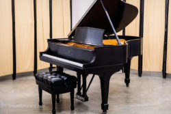 Steinway & Sons Model L Grand Piano #256602 - Satin Ebony - Fully Restored Grand Piano by Chupp's Pianos