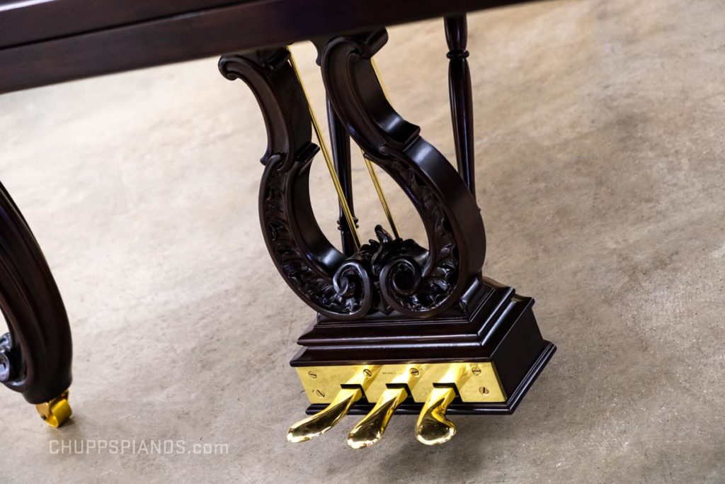 Carved Pedal Lyre - 1906 Steinway Model A, Style II Art Case Grand Piano - Louis XV Style Cabinet
