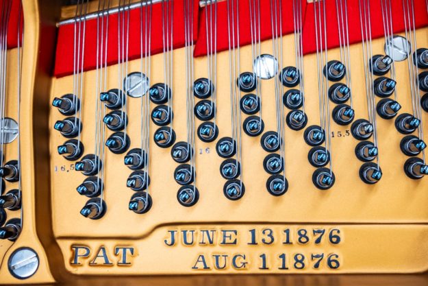 Tuning Pins & Strings - Klinke - 1906 Steinway Model A, Style II Art Case Grand Piano - Louis XV Style Cabinet