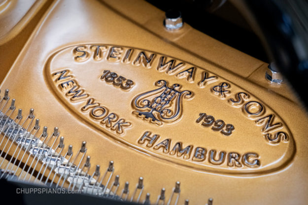 Steinway Model B #524306 - Plate Logo Detailing