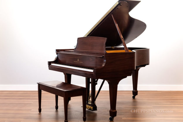 2000 Steinway & Sons Model L Grand Piano | Santos Rosewood - Crown Jewel Art Case Grand Piano from Chupp's Piano Service