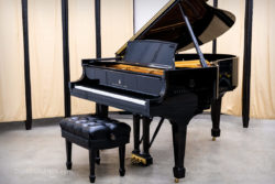 2007 Steinway & Sons Model O Grand Piano #583659 - Polished Ebony Cabinet - Original Condition Steinway Piano