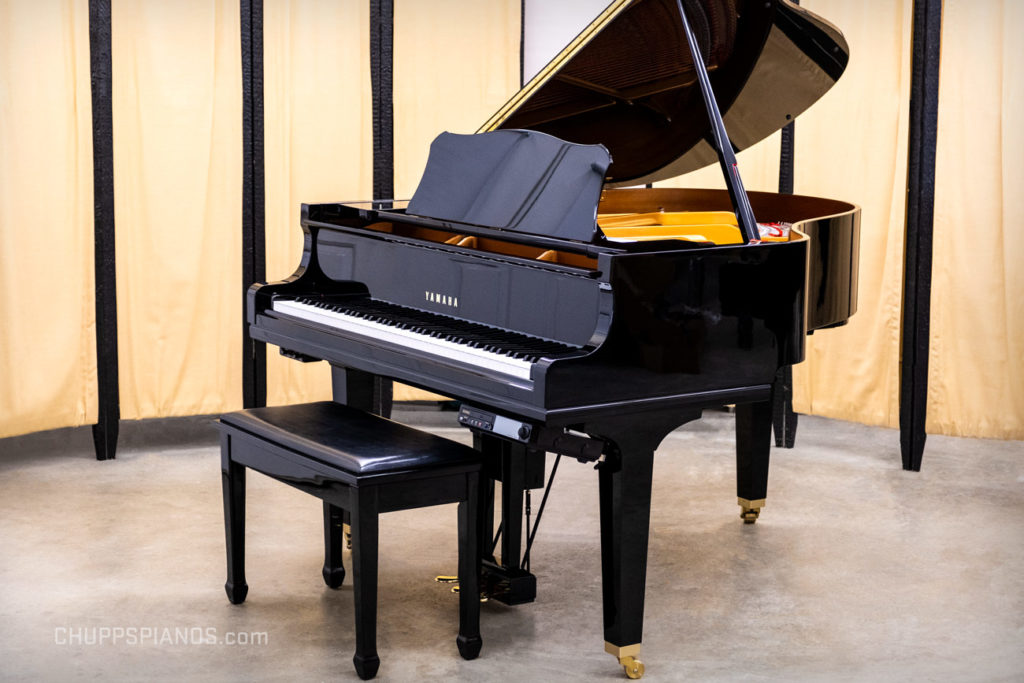 Ejército Sensible Allí 2003 Yamaha GC1/DGC1A Disklavier Grand Piano for Sale