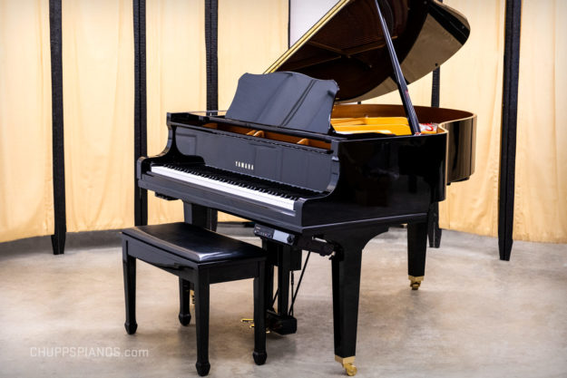 2003 Yamaha GC-1 Grand Piano #6045795 - Ebony - For Sale from Chupp's Pianos