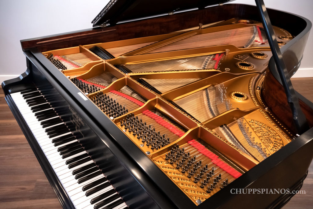 Interior of a Steinway Model C Concert Grand Piano - Vintage Steinway Model C - Semi-Concert Grand