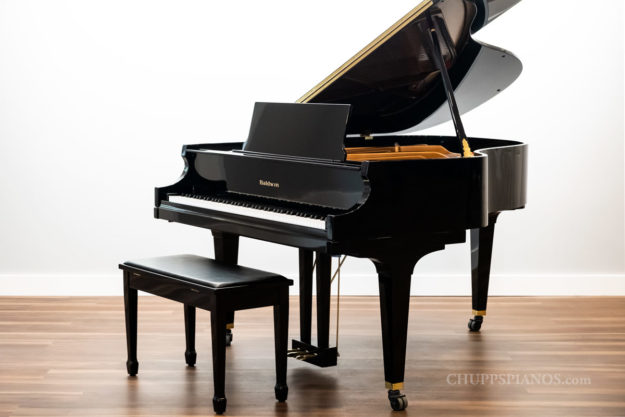 Baldwin Model C Grand Piano #325497 - Polished Ebony - Refurbished Grand Piano by Chupp's Piano Service, Inc.