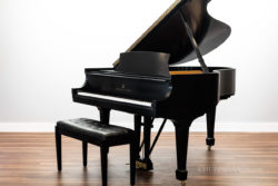 1988 Steinway & Sons Model M Grand Piano in Satin Ebony - #507983 - For Sale