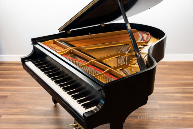 Interior of Steinway Model M Baby Grand Piano - Chupp's Piano Service, Inc.