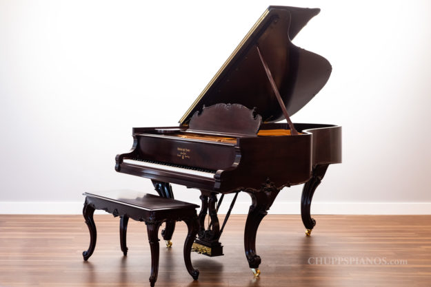 1906 Steinway & Sons Model A-II #123056 - Louis XV Art Case Grand Piano in Mahogany - Fully Restored Vintage Steinway by Chupp's Piano Service