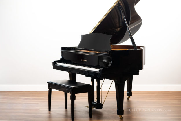 1983 Kawai KG-1D Grand Piano - Polished Ebony Cabinet - Excellent Condition - Grand Piano for Sale - Chupp's Piano Service